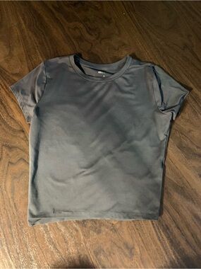 Hollister Short Sleeve Crewneck Tee - Charcoal